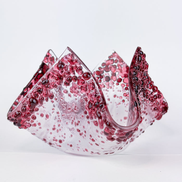 Frit Color Blend Handkerchief Dish
