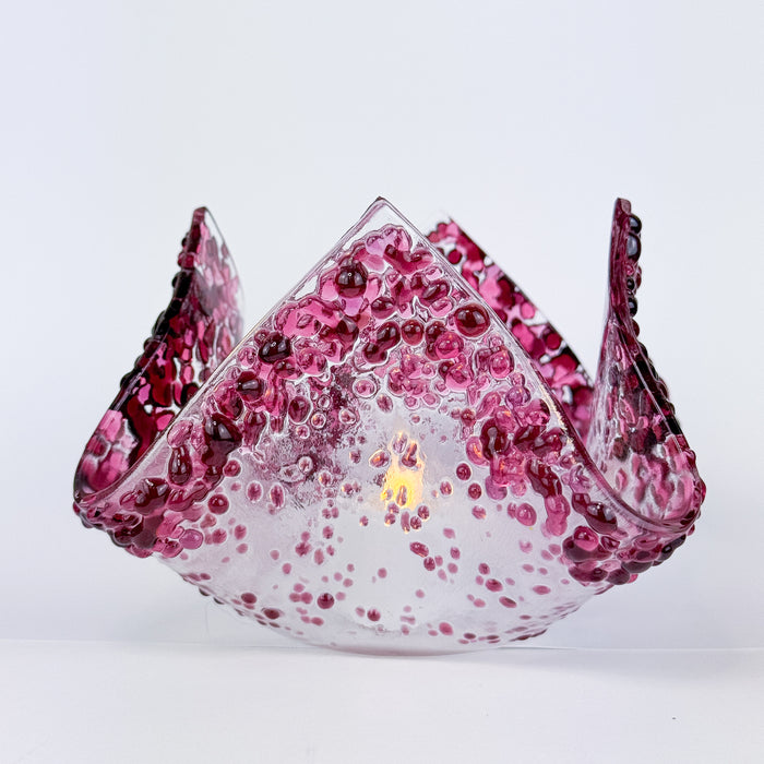 Frit Color Blend Handkerchief Dish