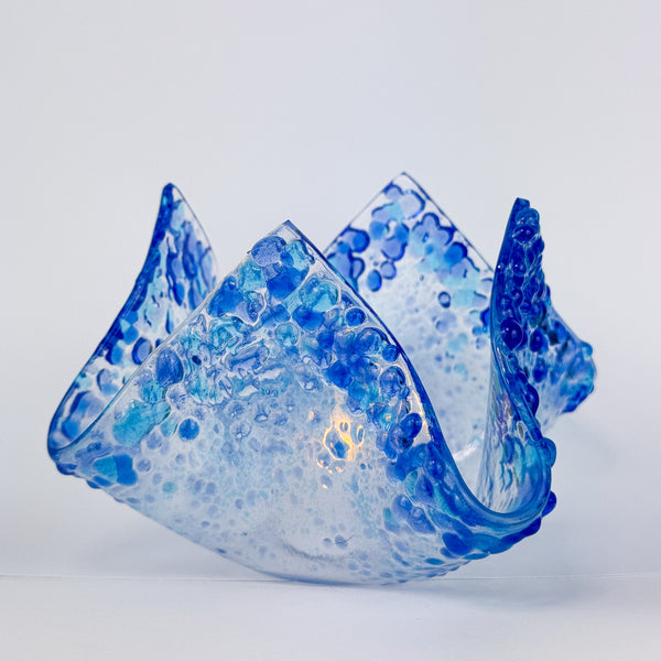 Frit Color Blend Handkerchief Dish
