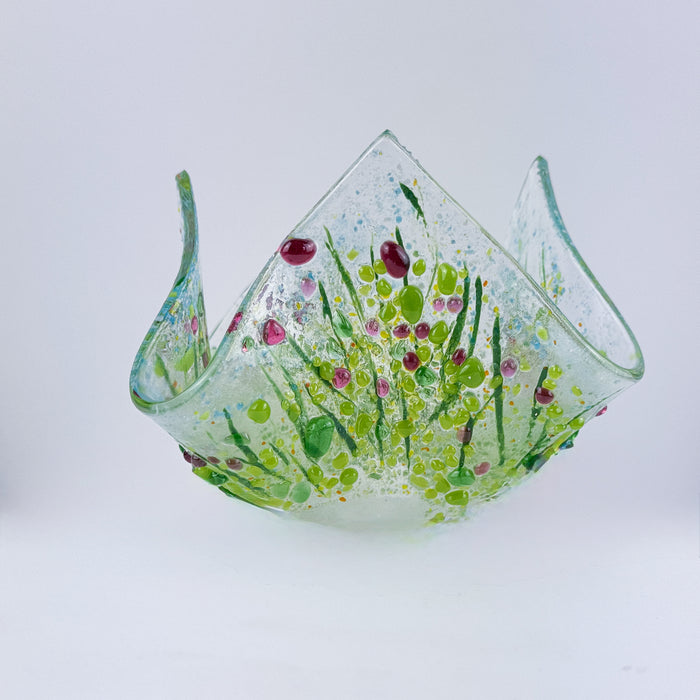 Wildflower Handkerchief Dish